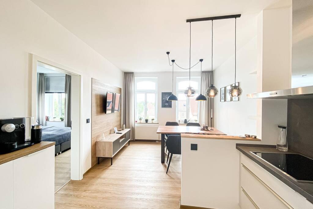 Luxus-Apartment In Leipzig Mit Privat-Parkplatz Exteriér fotografie