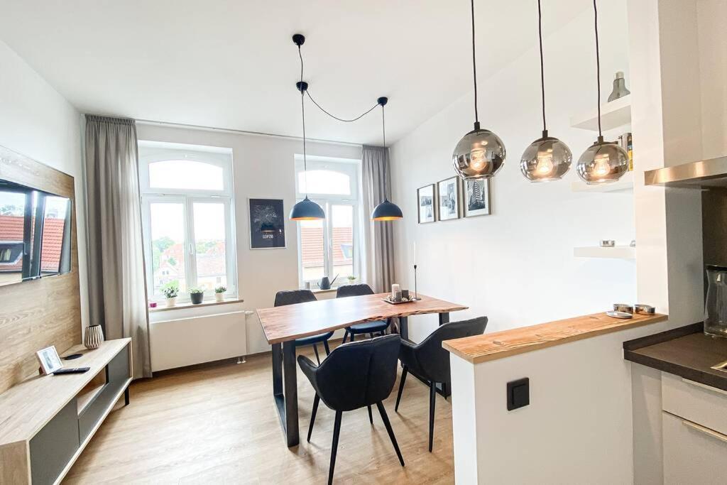 Luxus-Apartment In Leipzig Mit Privat-Parkplatz Exteriér fotografie