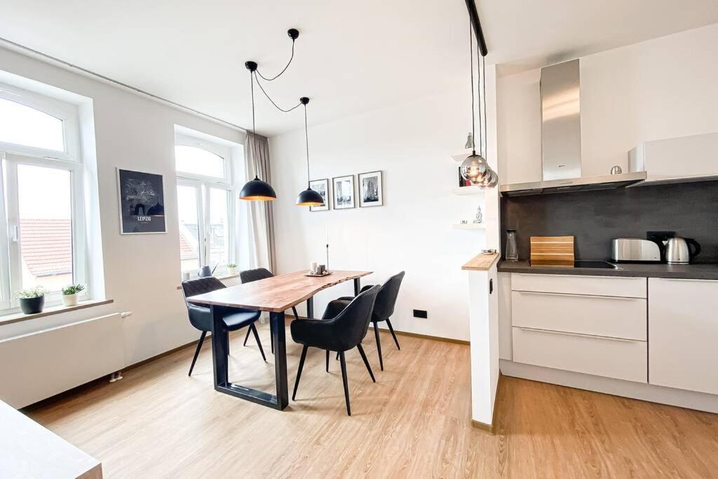 Luxus-Apartment In Leipzig Mit Privat-Parkplatz Exteriér fotografie