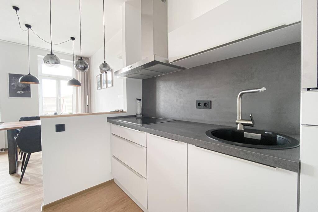 Luxus-Apartment In Leipzig Mit Privat-Parkplatz Exteriér fotografie